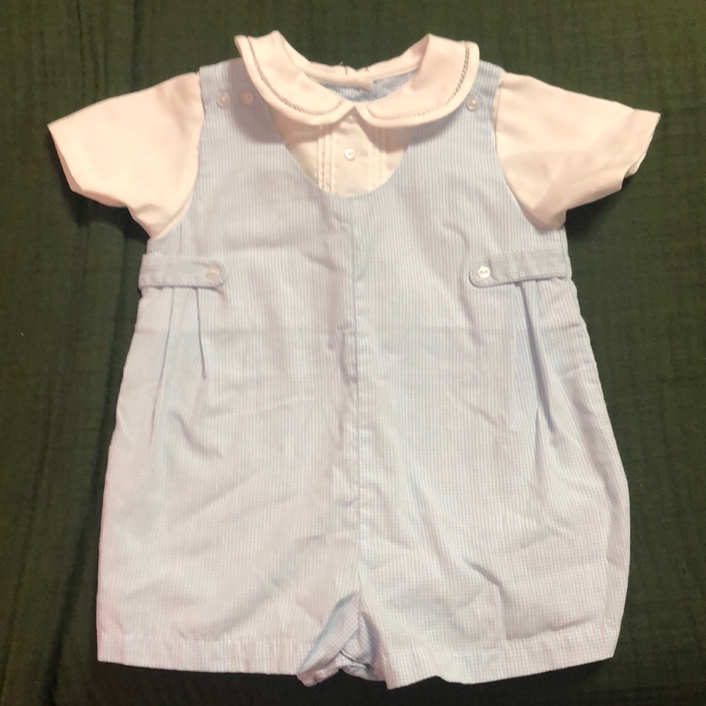 Adorable Boys vintage looking romper